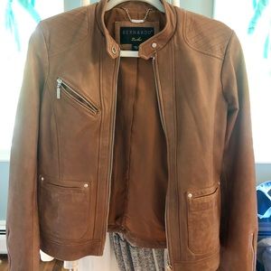 Bernardo Leather Moto Jacket